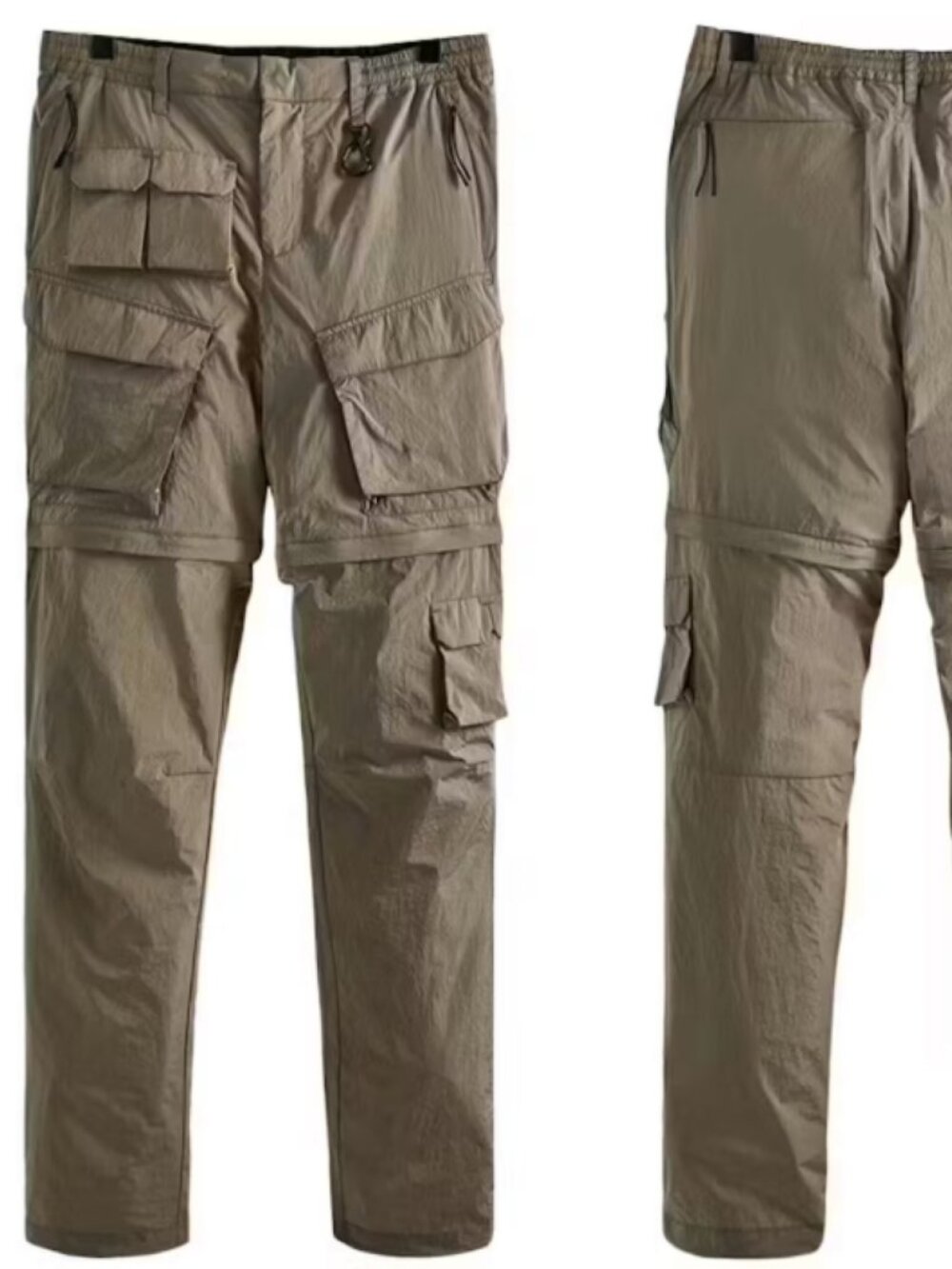 KITH Wrinkle Nylon Convertible Cargo Pants Size XS